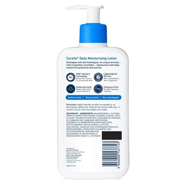 Cerave Normal To Dry Daily Moisturizing Lotion 12Oz