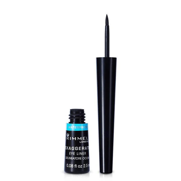 Rimmel Exaggerate Waterproof Liquid Eyeliner - 03 Black