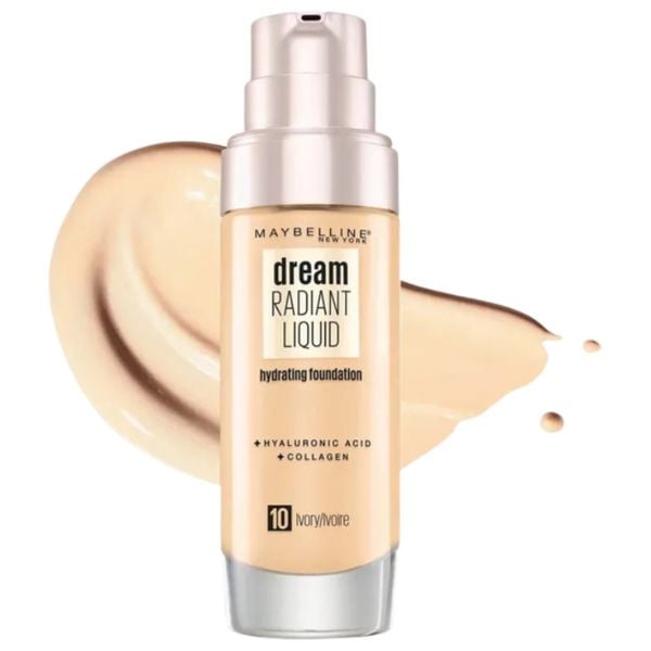 Maybelline Dream Radiant Foundation - 10 Ivory