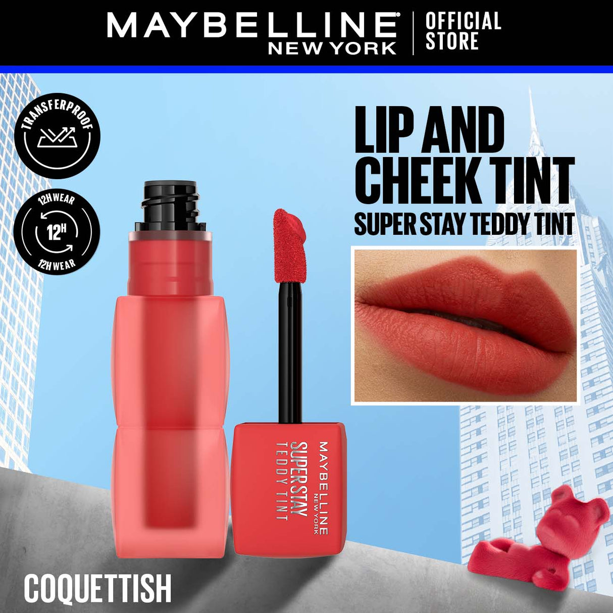 Maybelline Super Stay Teddy Tint - 55 Knee High Lipstick