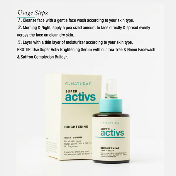 Conatural Brightening Super Activs Skin Serum 30ml