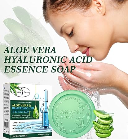 Aichun Beauty Aloe Vera & Hyaluronic Acid Soap 100g