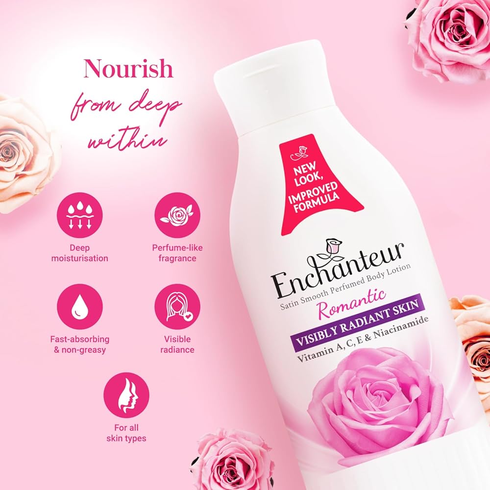 Enchanteur Romantic Radiant White Body Lotion 250ml