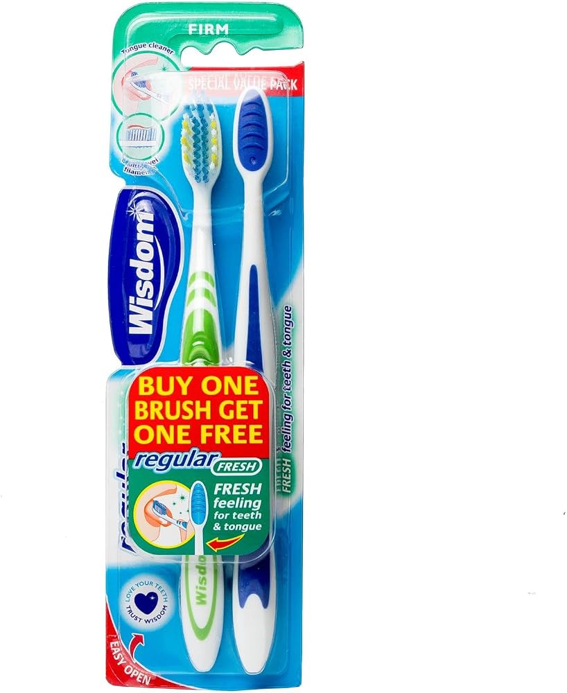 WISDOM REGULAR FRESH FIRM TWIN PACK 2S