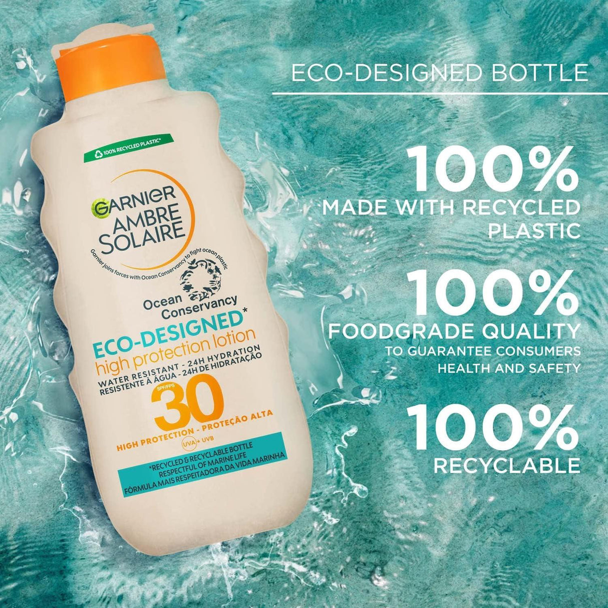 Garnier Ambre Solaire SPF30 Eco-Design Sun Cream 200ml