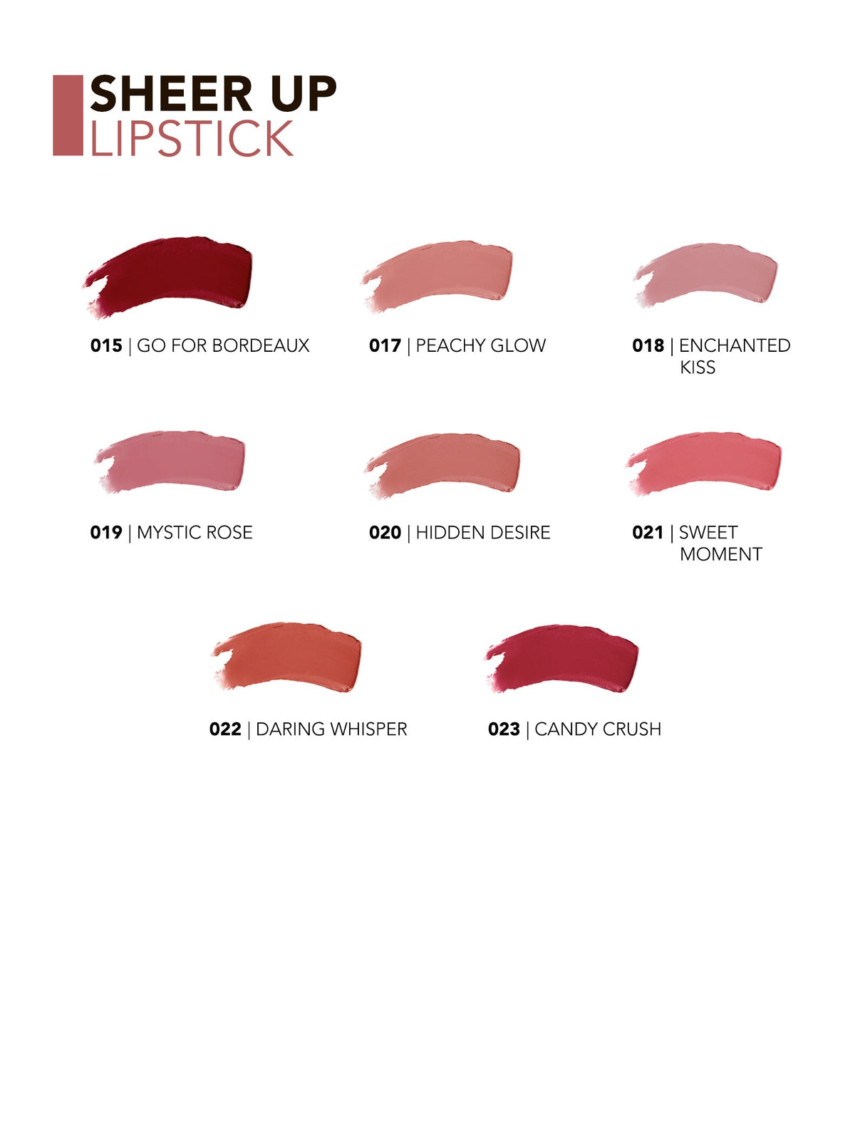 Flormar Sheer Up New Lipstick 3G