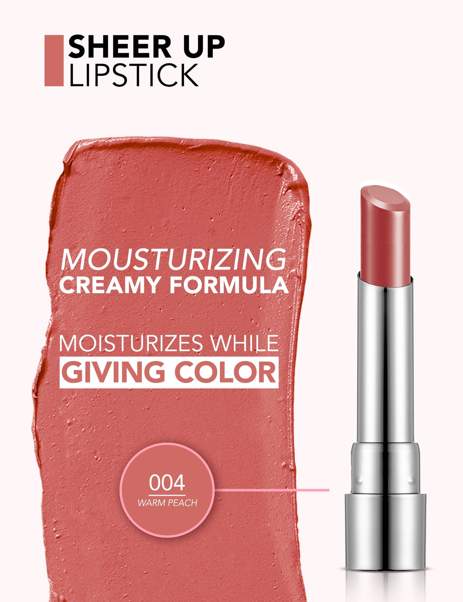 Flormar Sheer Up New Lipstick 3G