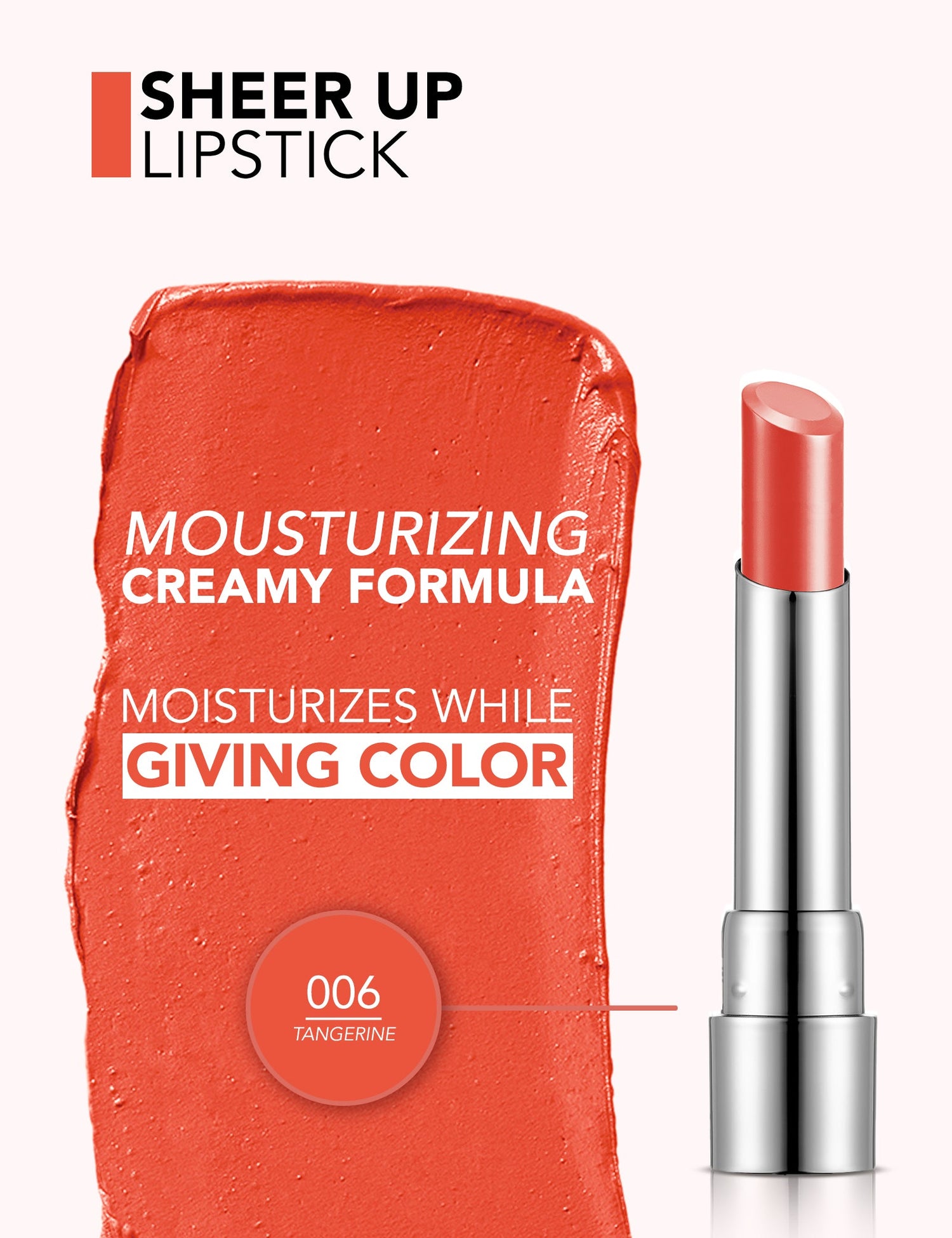 Flormar Sheer Up New Lipstick 3G