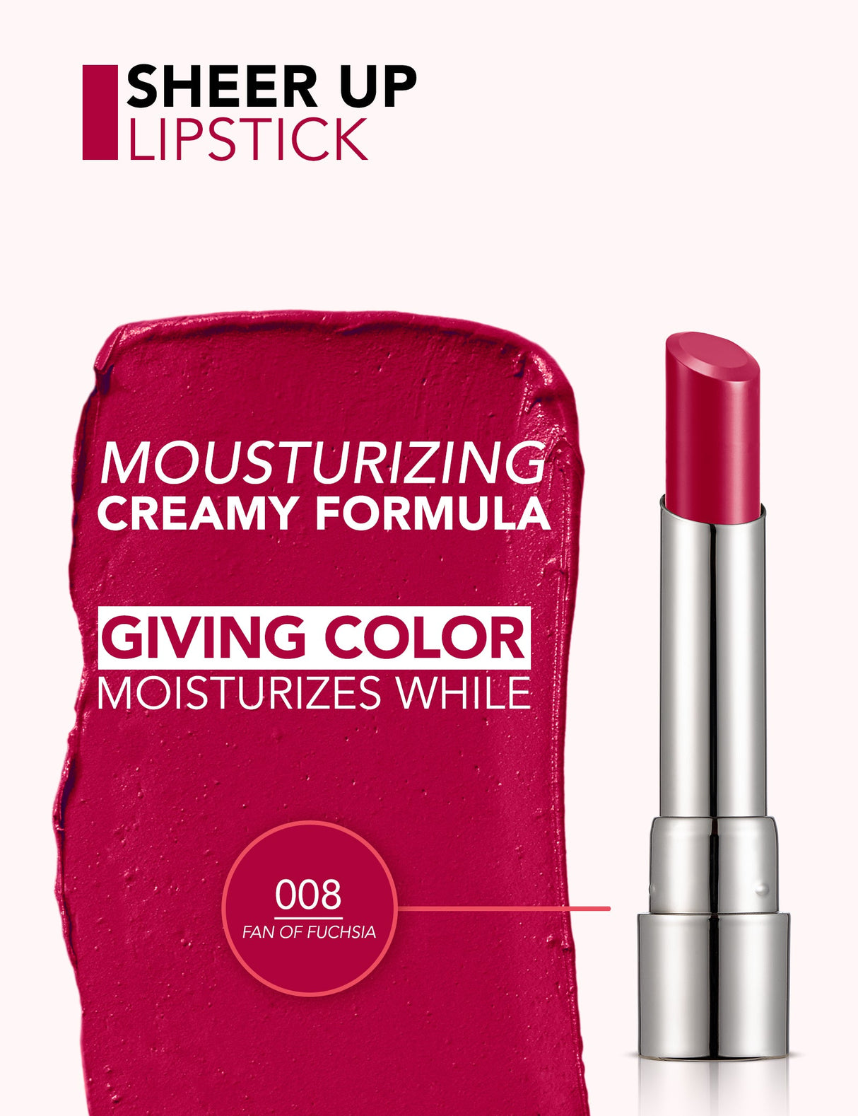 Flormar Sheer Up New Lipstick 3G