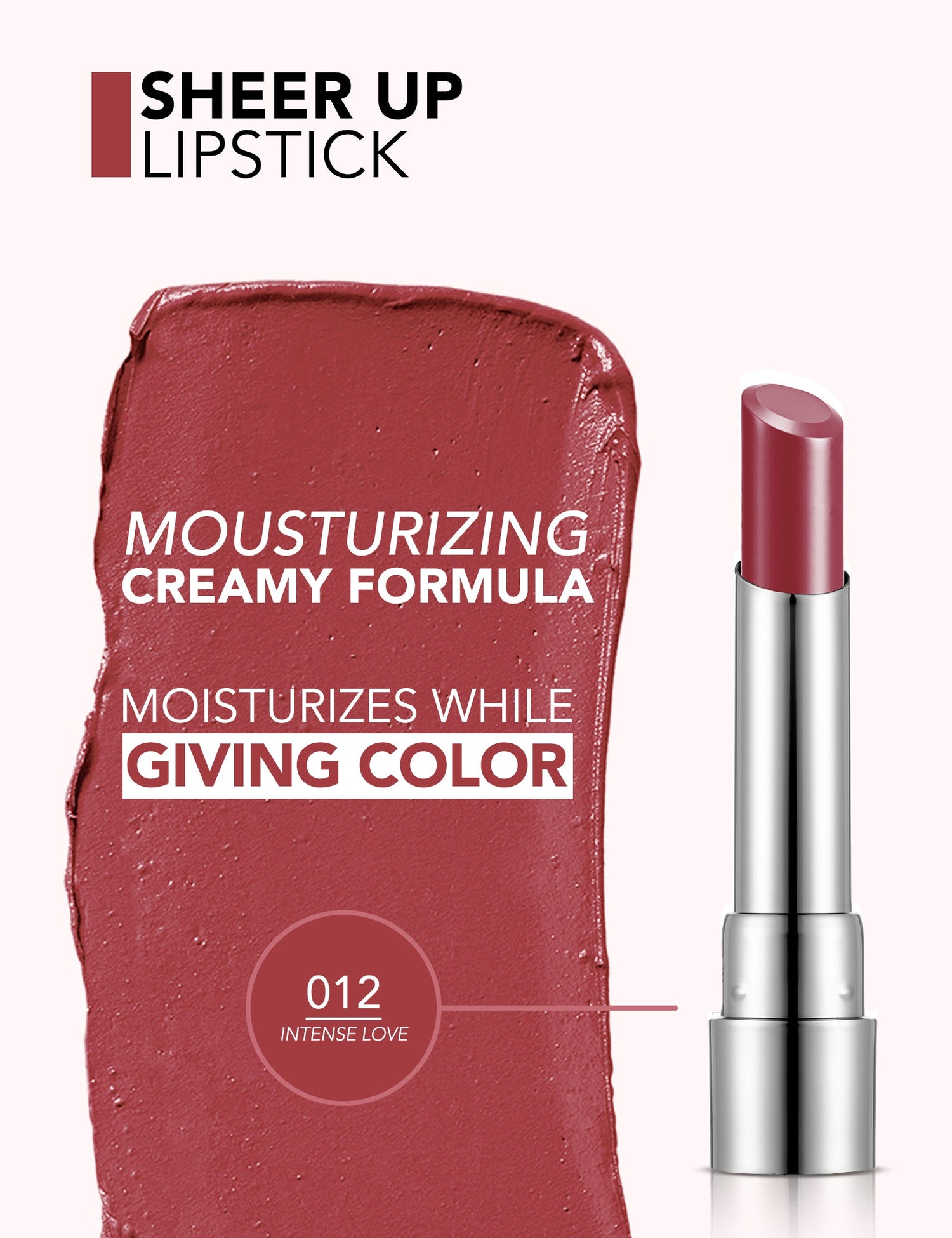 Flormar Sheer Up New Lipstick 3G