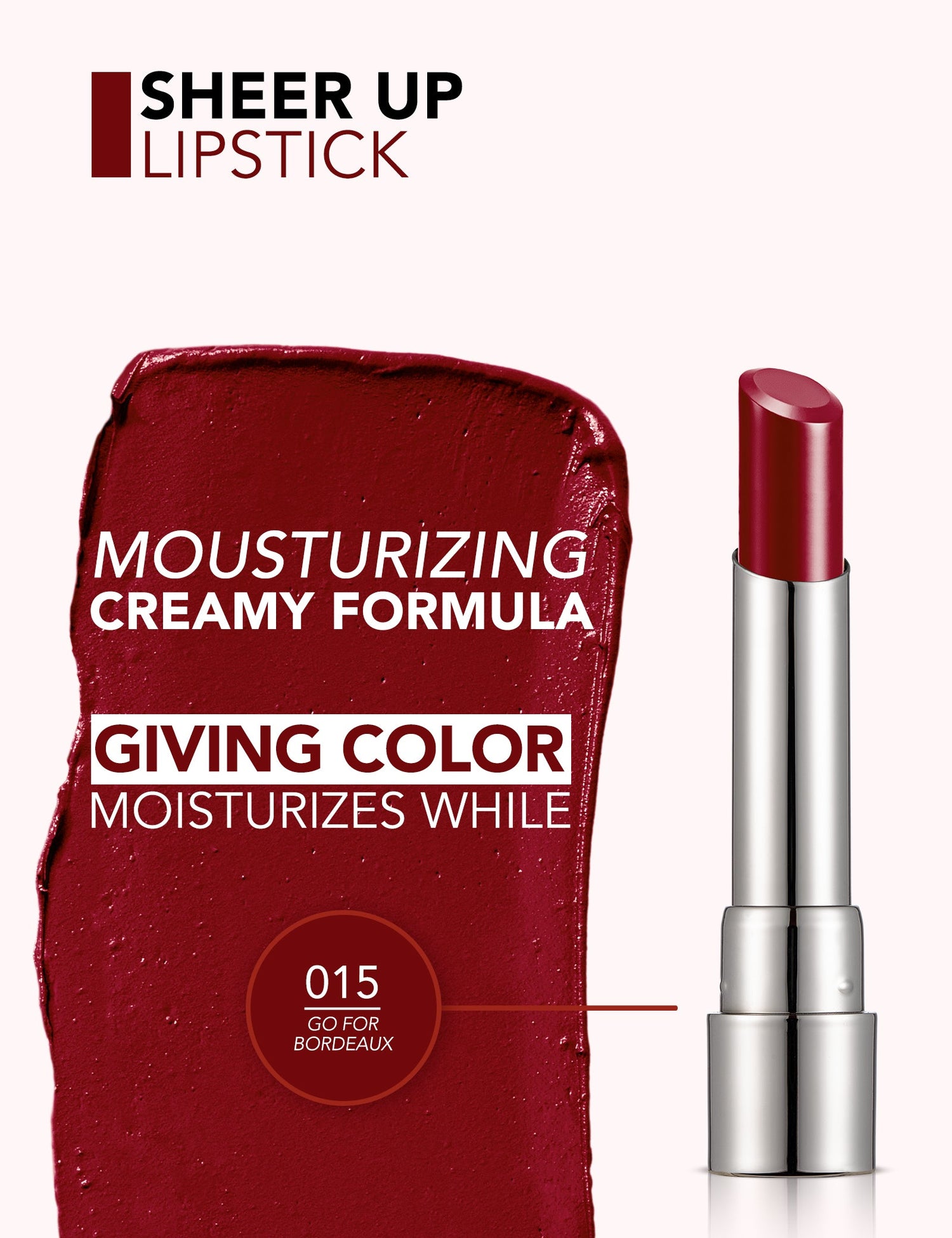 Flormar Sheer Up New Lipstick 3G