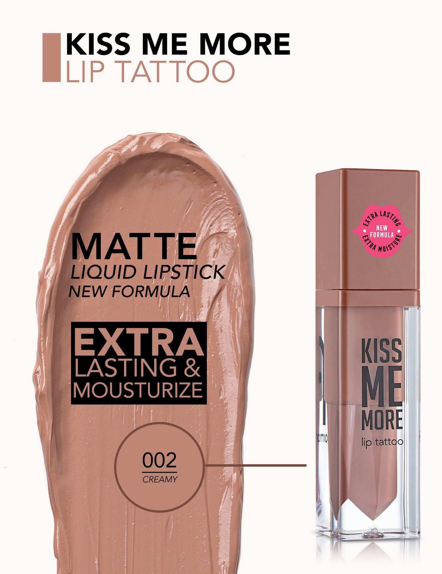 Flormar Kiss Me More Lip Tattoo Lipstick