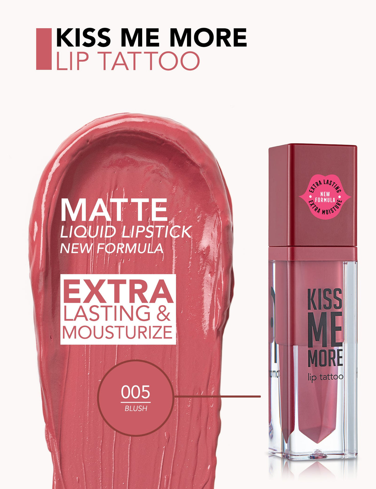 Flormar Kiss Me More Lip Tattoo Lipstick