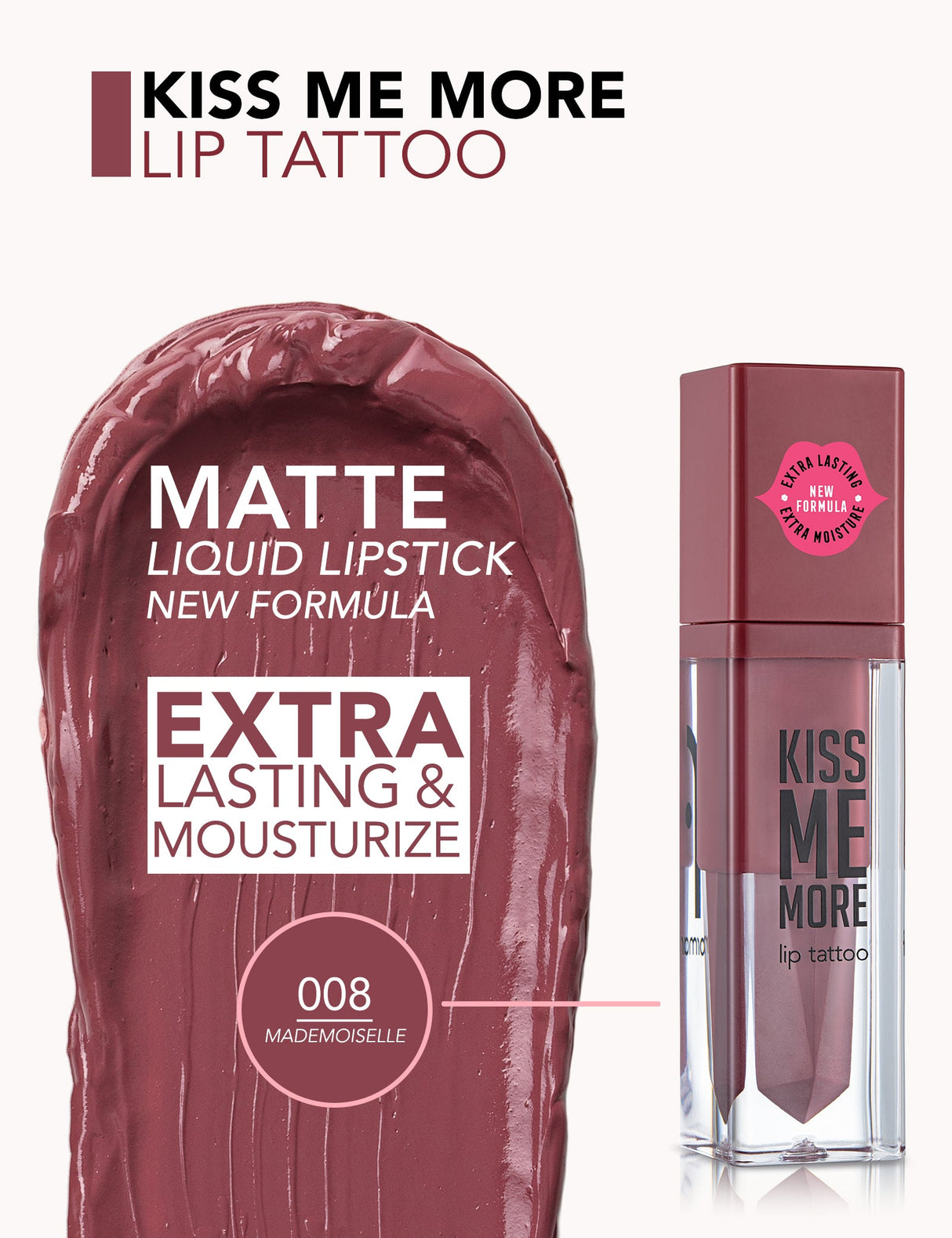 Flormar Kiss Me More Lip Tattoo Lipstick
