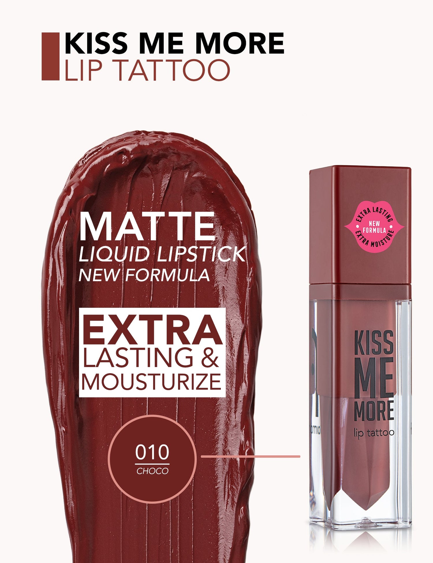 Flormar Kiss Me More Lip Tattoo Lipstick