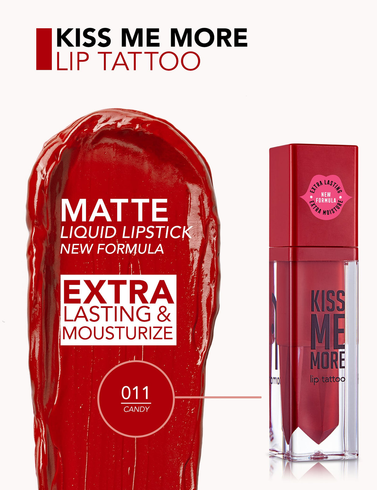 Flormar Kiss Me More Lip Tattoo Lipstick