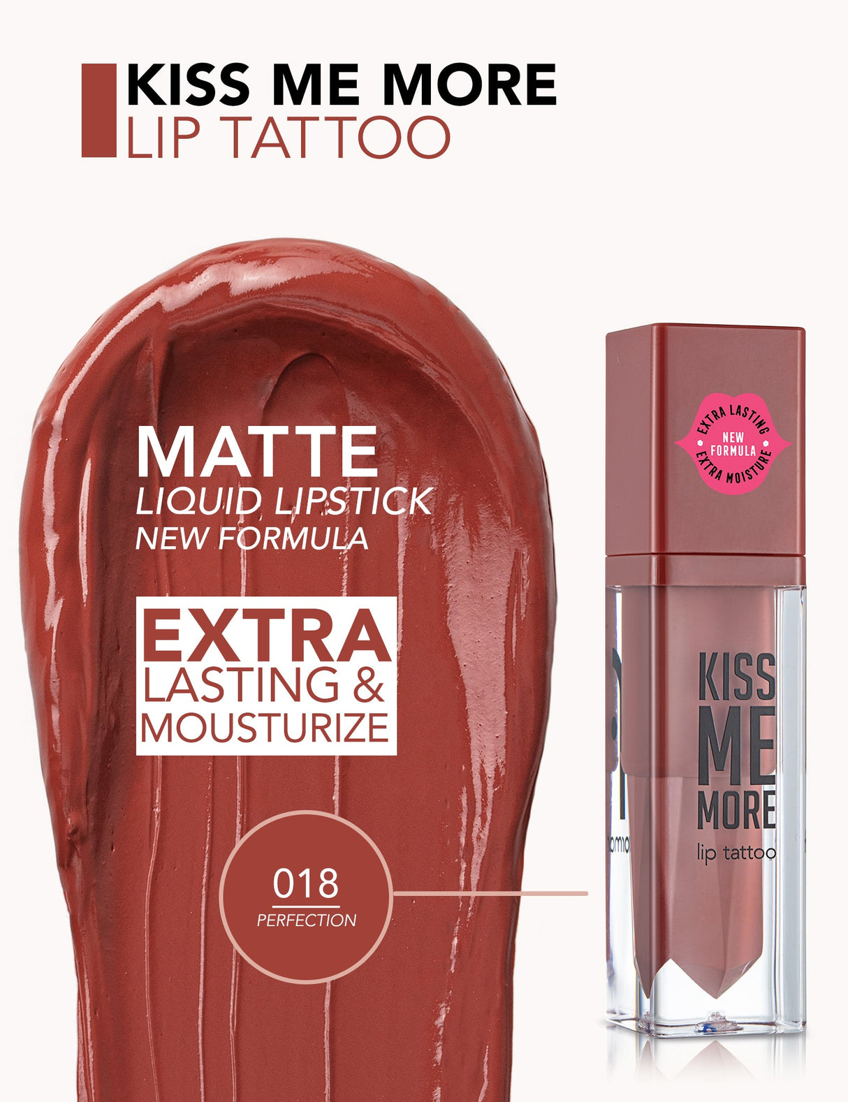 Flormar Kiss Me More Lip Tattoo Lipstick