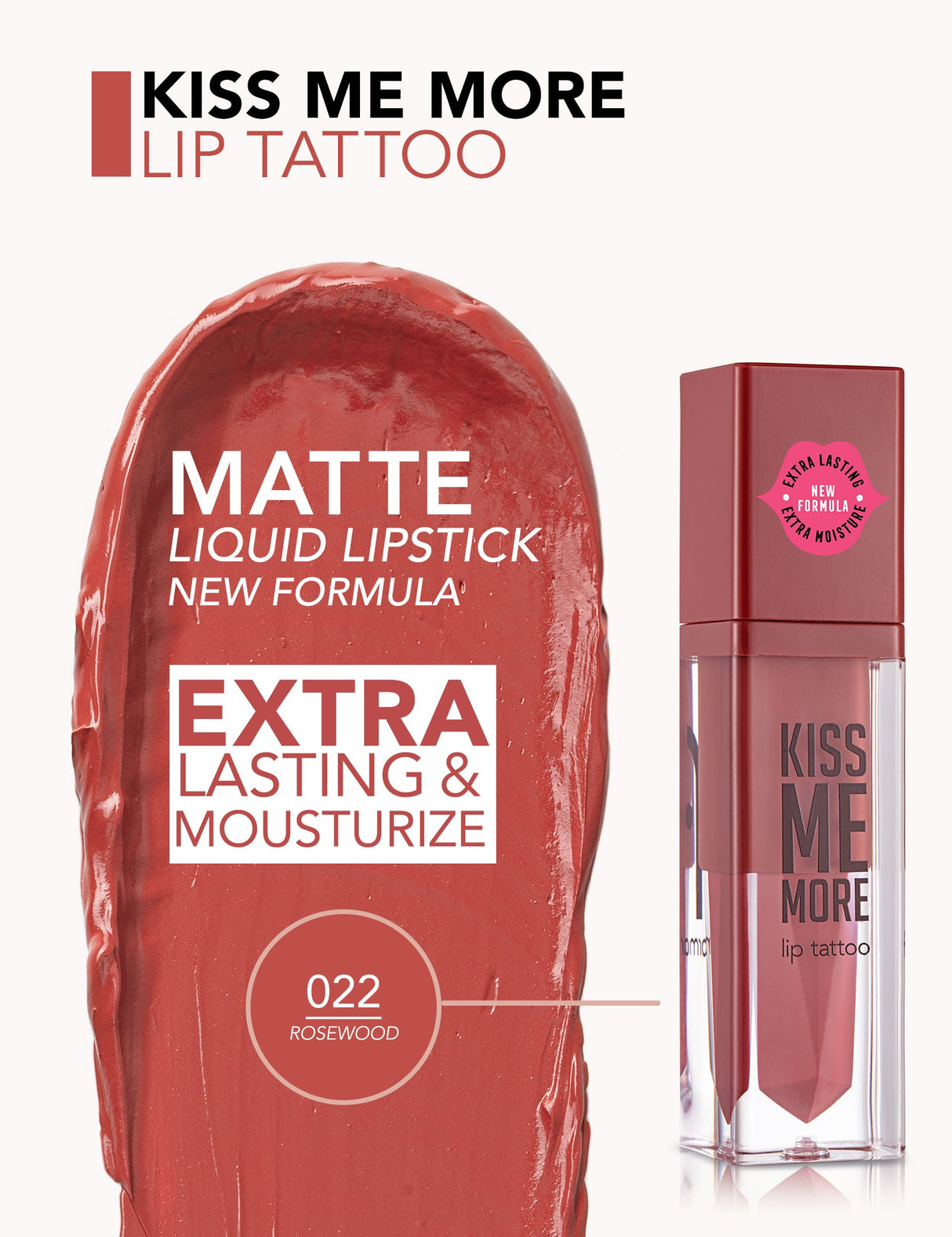 Flormar Kiss Me More Lip Tattoo Lipstick