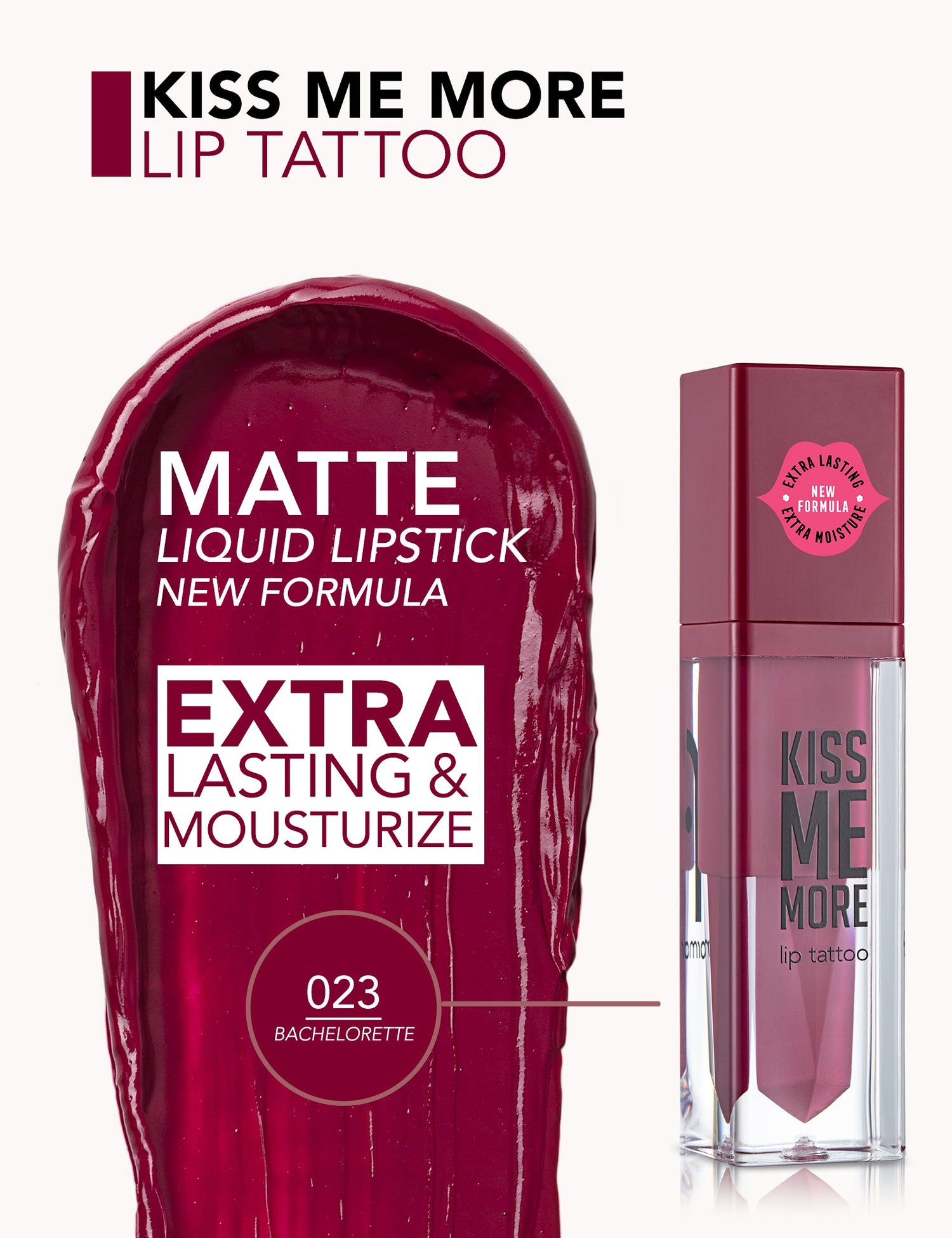 Flormar Kiss Me More Lip Tattoo Lipstick