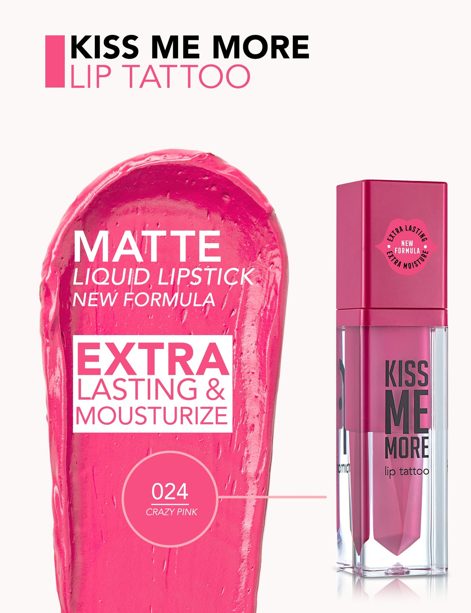 Flormar Kiss Me More Lip Tattoo Lipstick