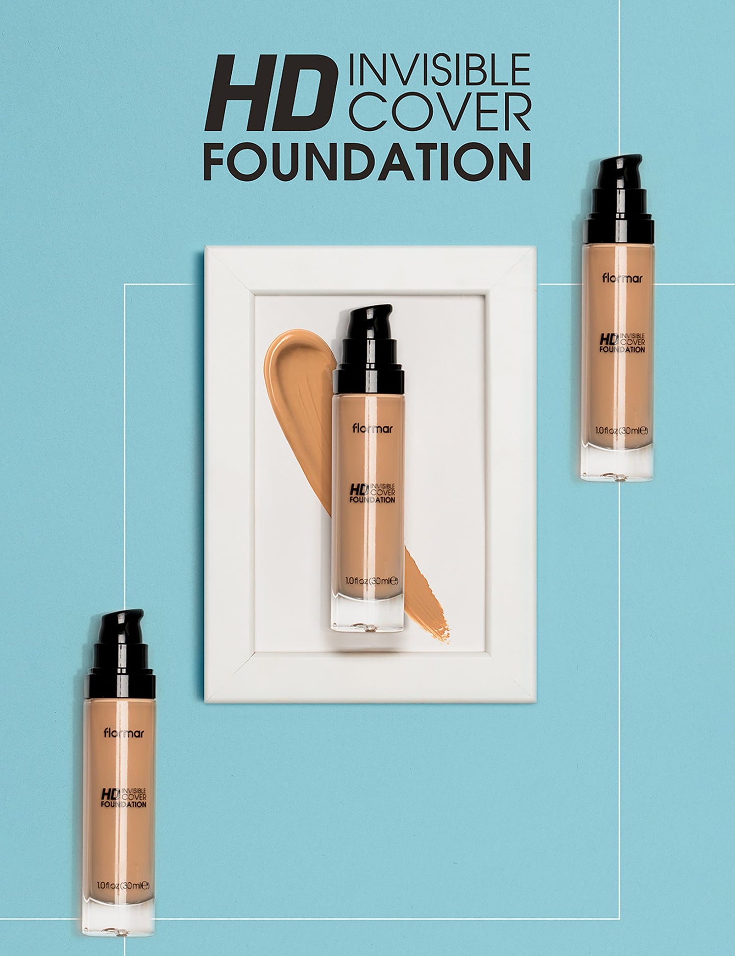 Flormar Invisible Cover Hd Foundation