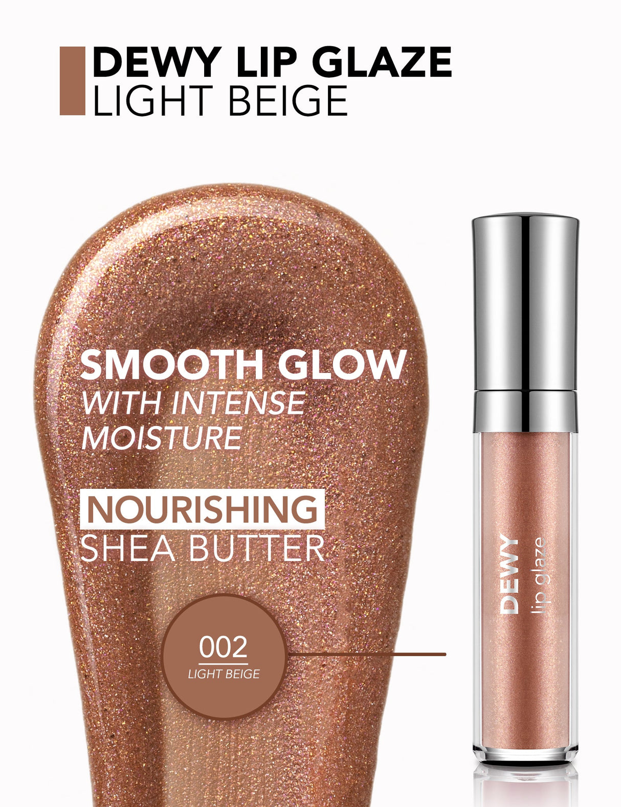 Flormar Dewy Lip Glaze Lip Gloss 4.5Ml