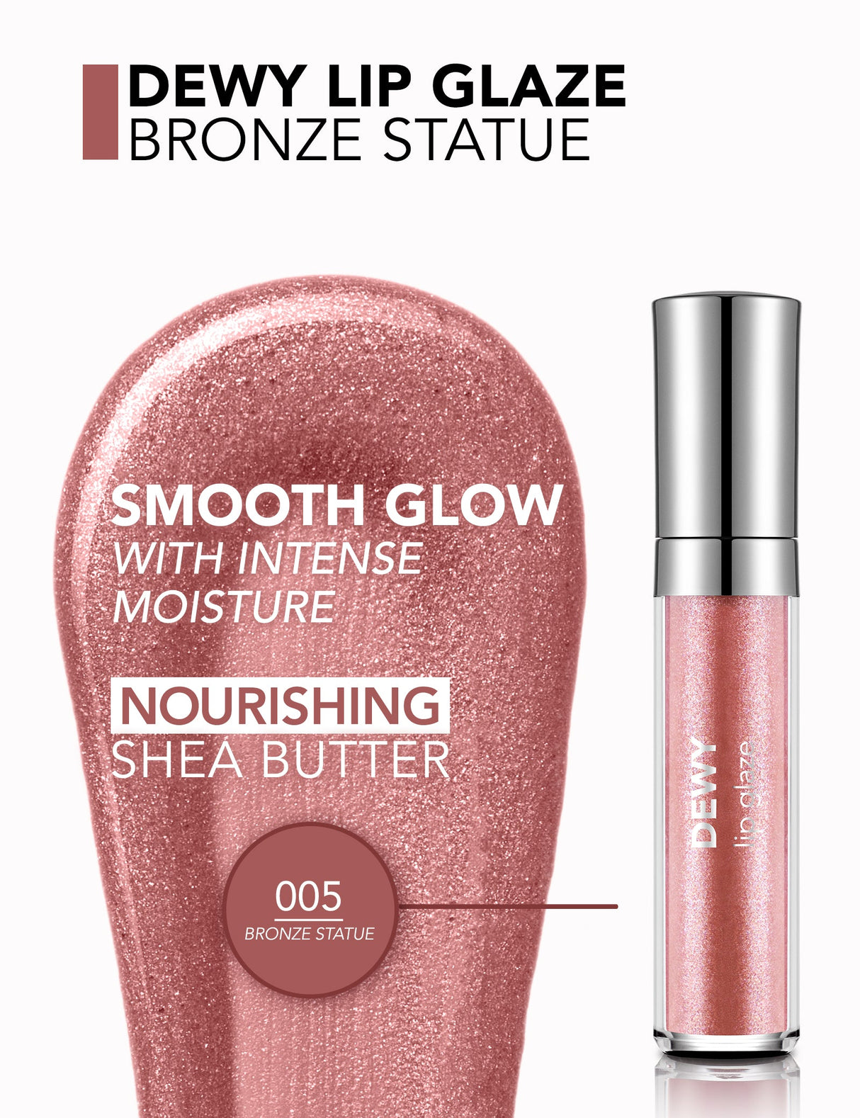 Flormar Dewy Lip Glaze Lip Gloss 4.5Ml