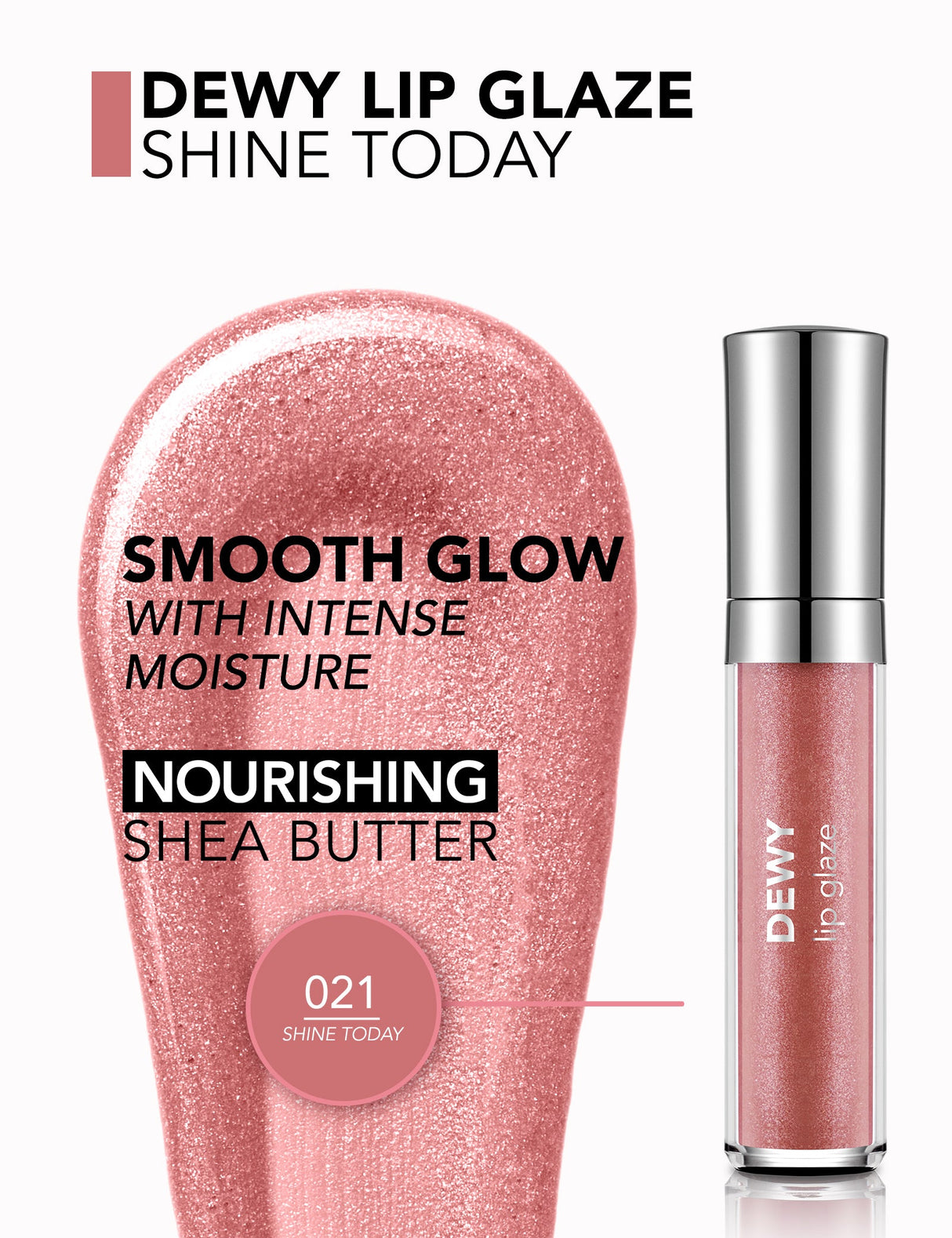 Flormar Dewy Lip Glaze Lip Gloss 4.5Ml