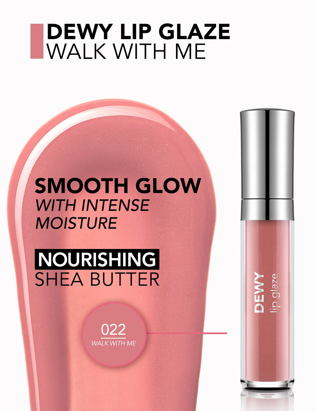 Flormar Dewy Lip Glaze Lip Gloss 4.5Ml