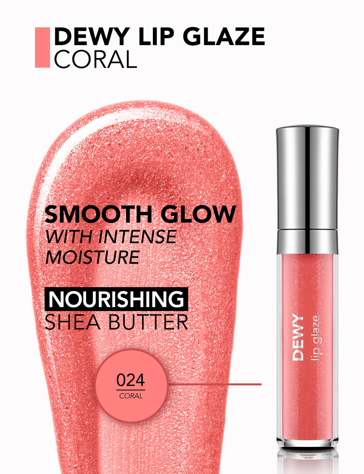 Flormar Dewy Lip Glaze Lip Gloss 4.5Ml