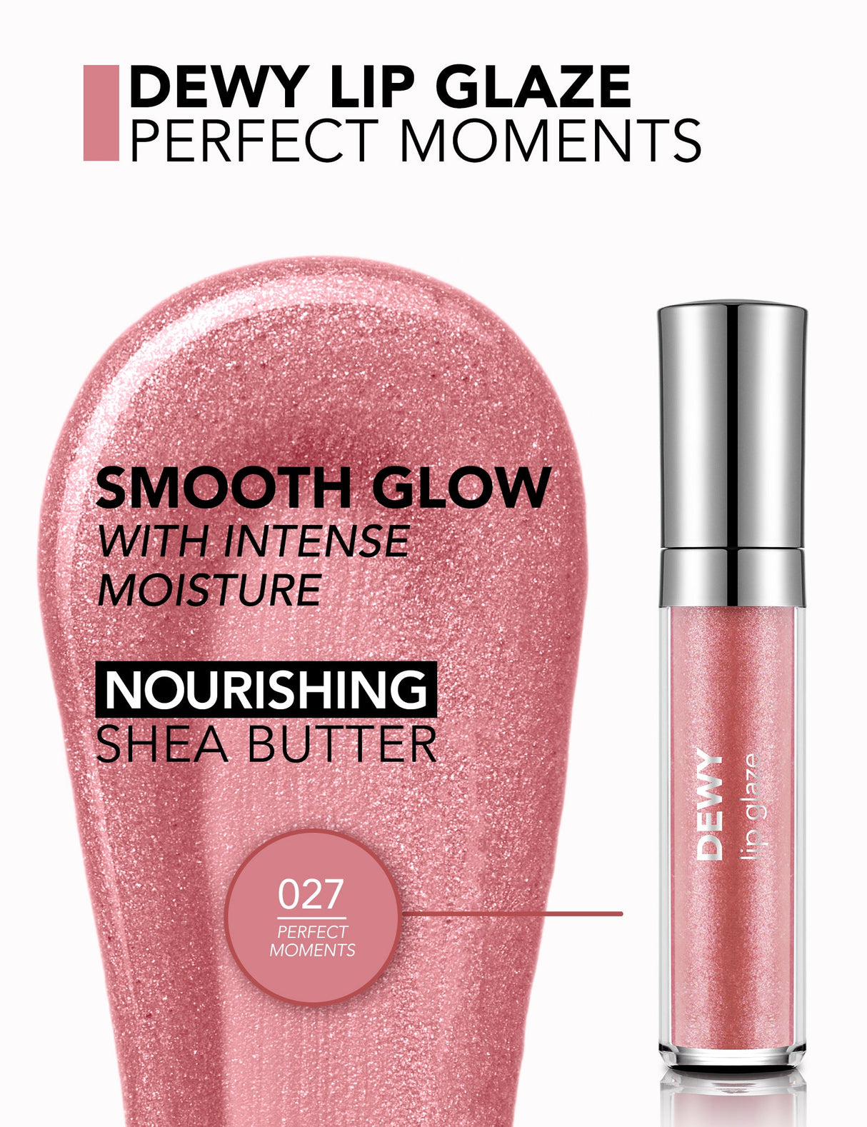 Flormar Dewy Lip Glaze Lip Gloss 4.5Ml