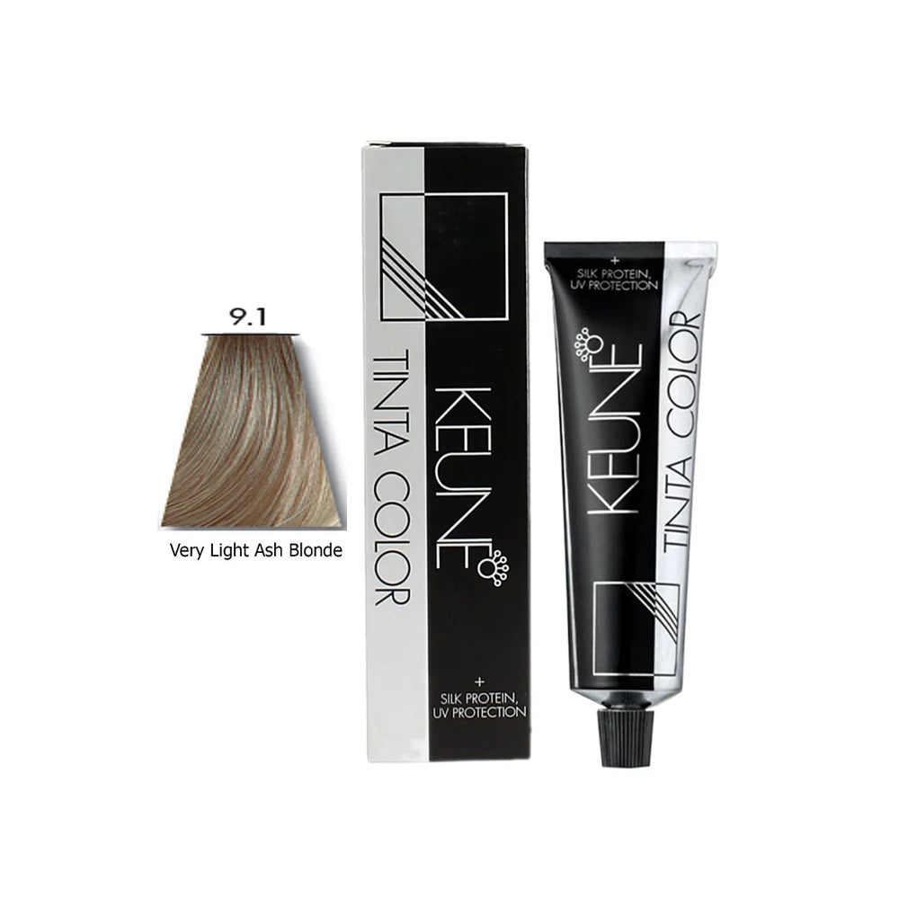 60ML Keune Hair Color 60ml - 9.1 Ash Blonde