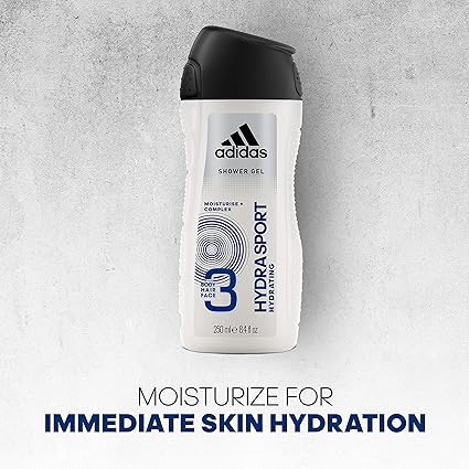 Adidas Men 3 In 1 Hydra Sport Shower Gel 250ml