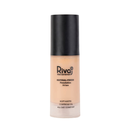 Rivaj HD Natural Finish 24 Hrs Foundation