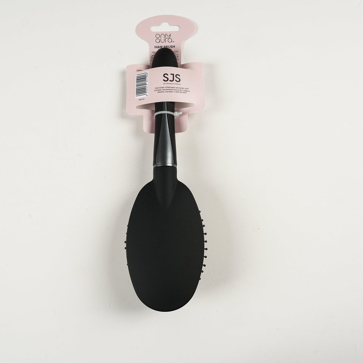 ONLYAURA OVAL PADDLE HAIRBRUSH BLACK 9551I-K
