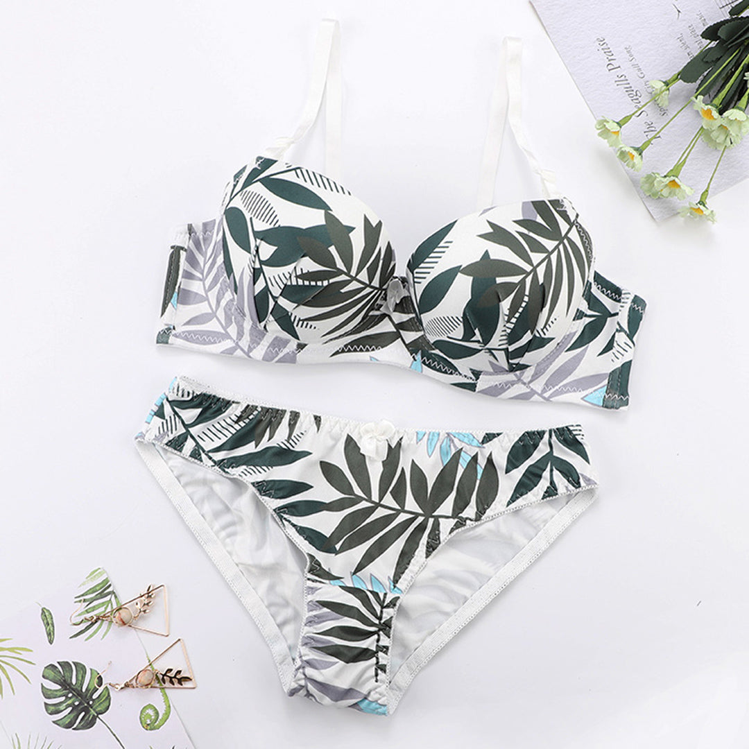 Belleza Lingerie Printed Padded Bra Set - A2137