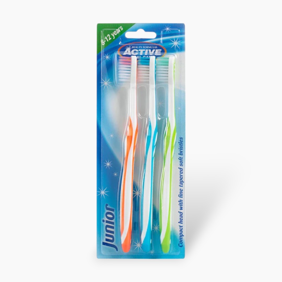 Beauty Formulas Active 3S Junior Tooth Brush 8-12Yrs