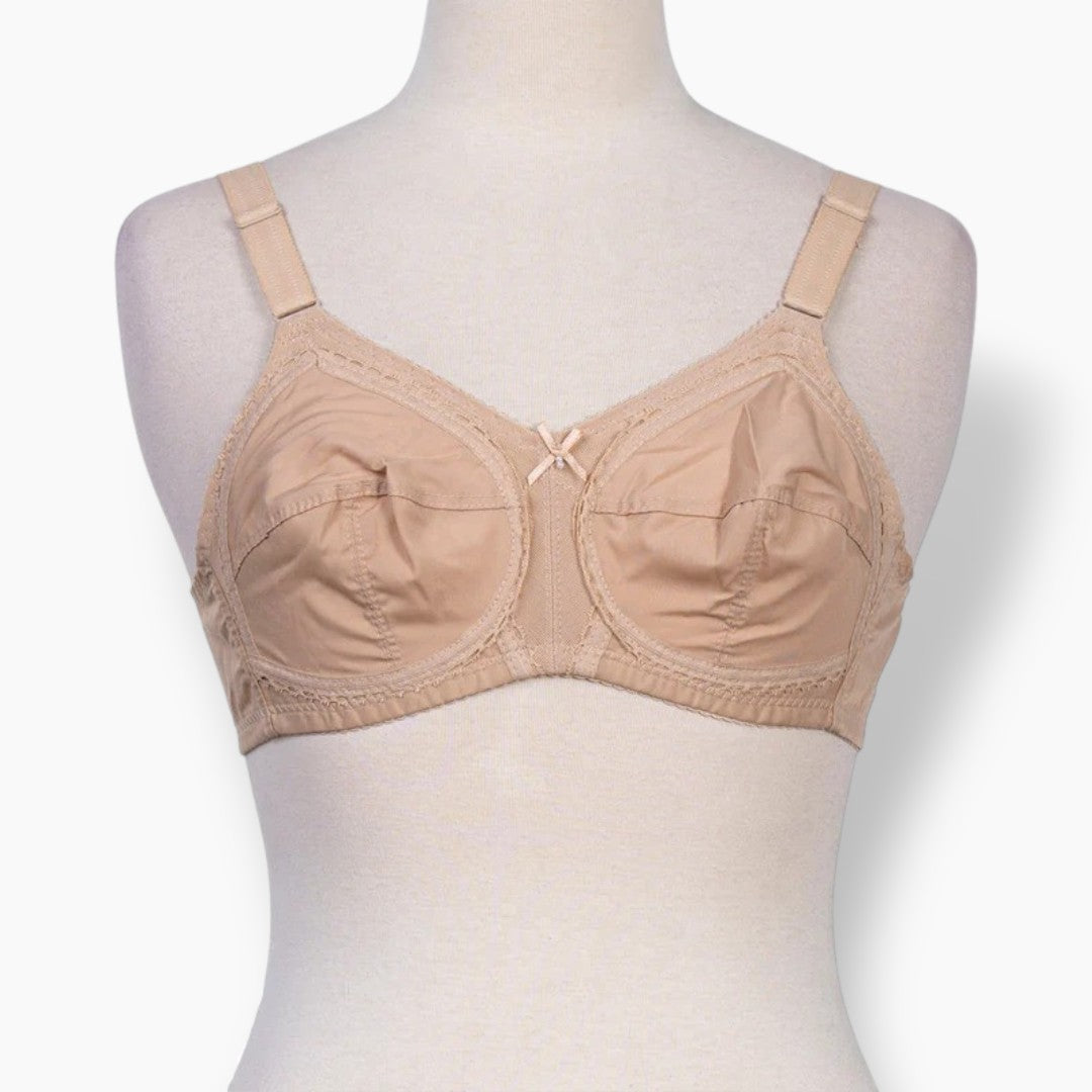 Belleza Lingerie Gentle Classic Cotton Bra - Skin