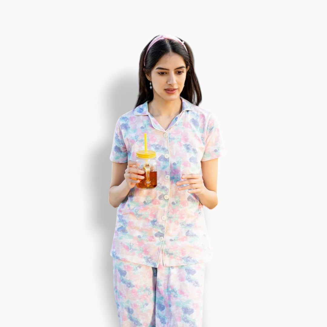 Belleza Lingerie Pastel Paradise Pajama Set - PJS025