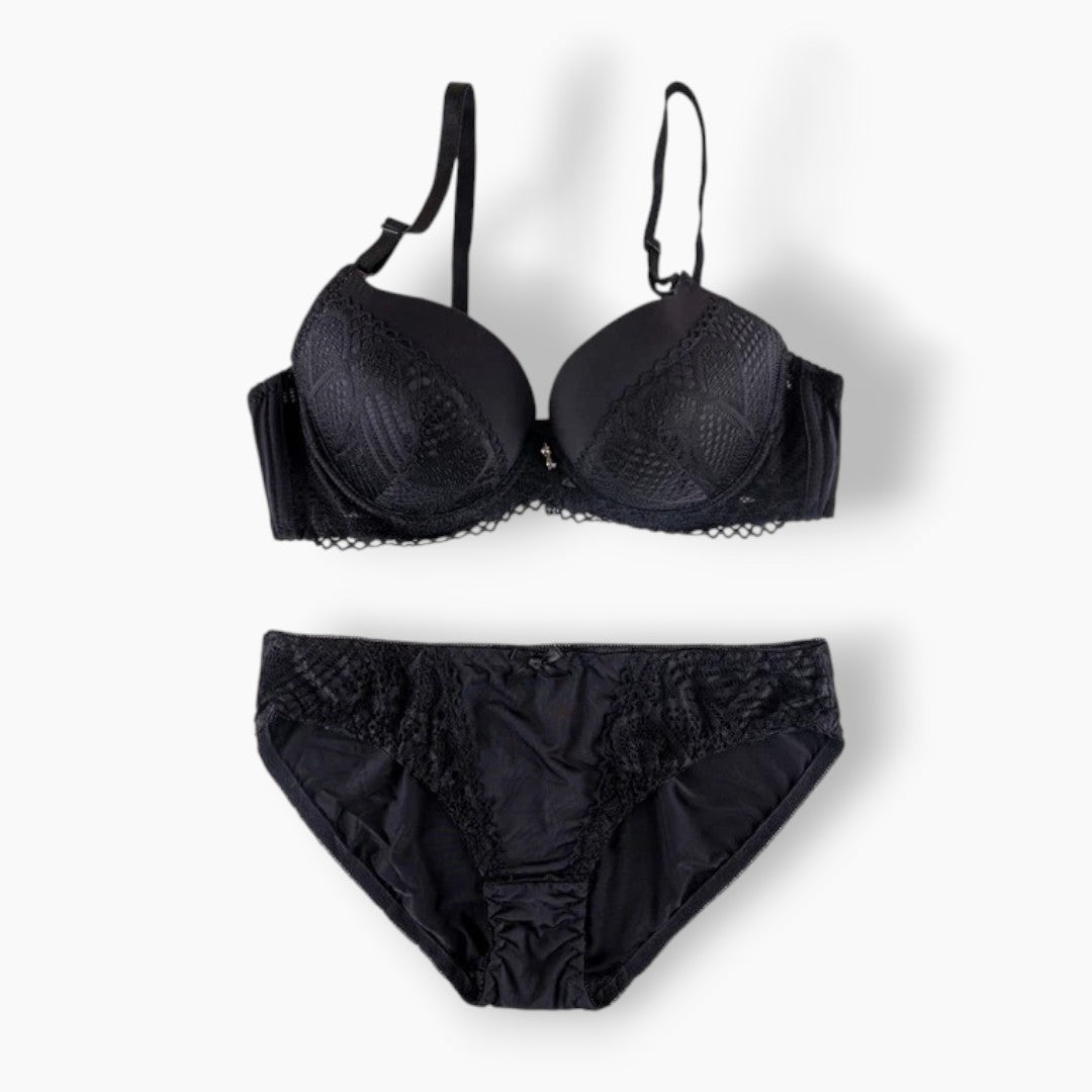 Belleza Lingerie Pushup Wired Bra Set - A61026