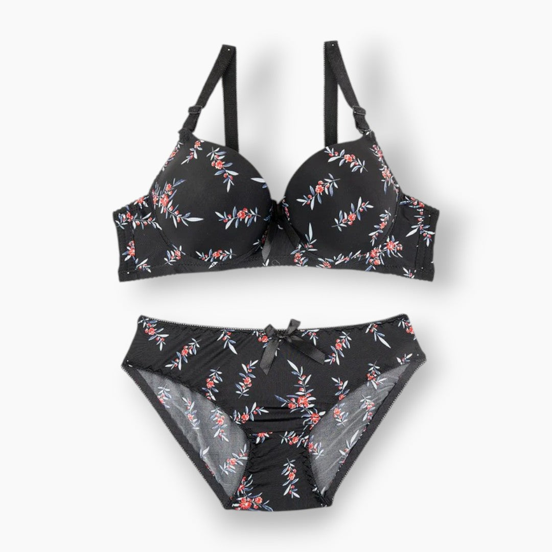 Belleza Lingerie Wire Padded Bra Set - 3346