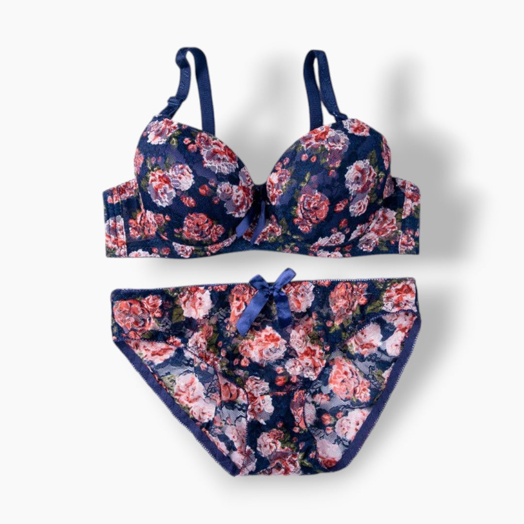 Belleza Lingerie Wire Padded Bra Set - 3347