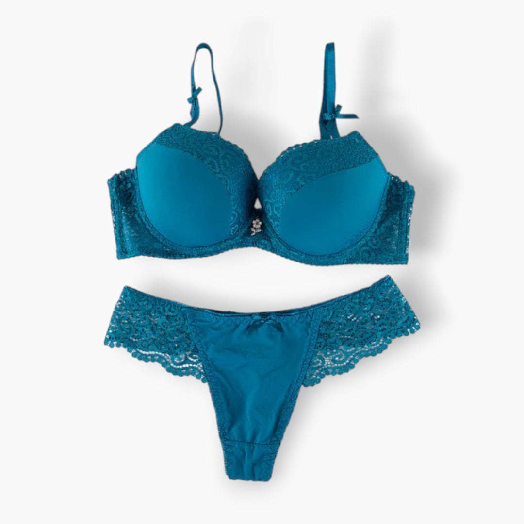 Belleza Padded Wired Bra Set - A61025