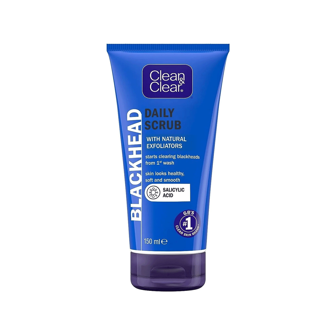 Clean & Clear Blackhead Salicylic Acid Exfoliators Scrub 150ml