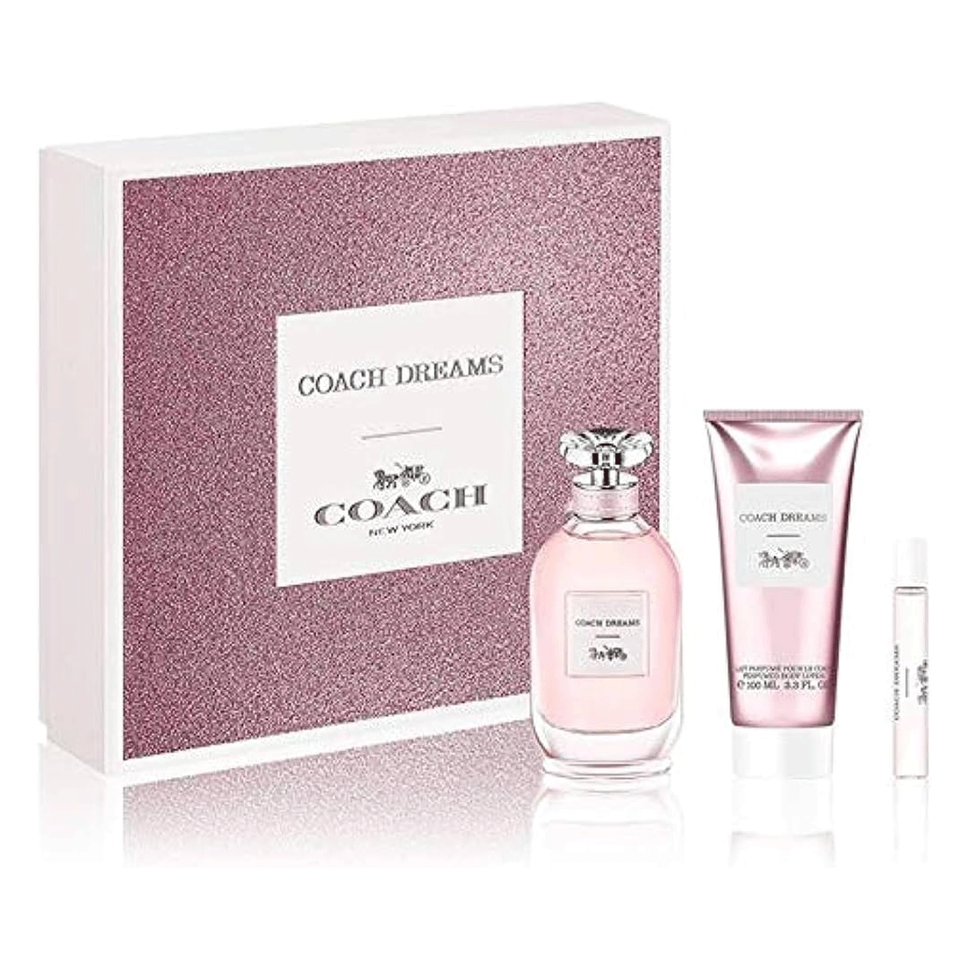 COACH DREAMS NEW YORK 3PCS PERFUME GIFT SET