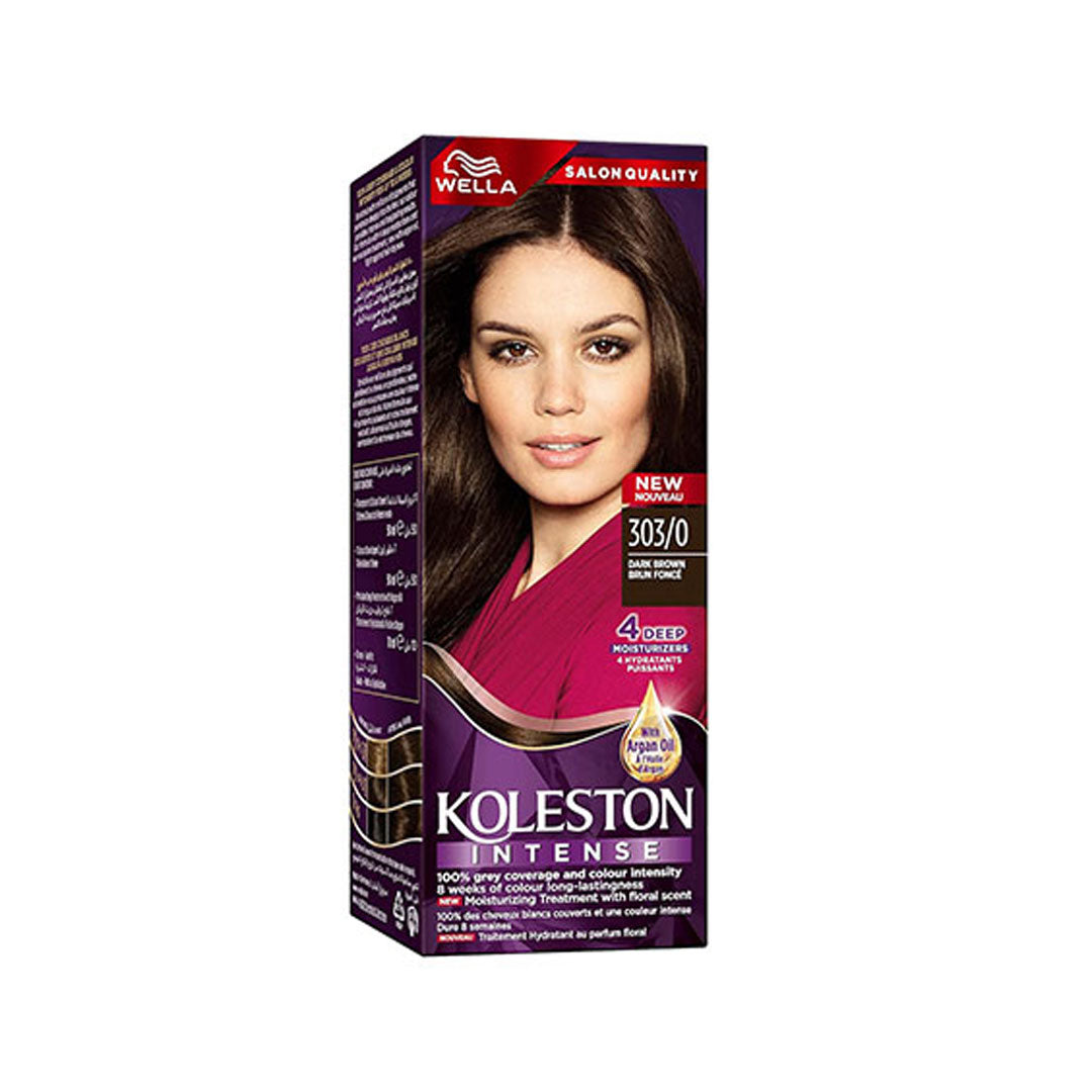 Wella Koleston Semi Kits Hair Color Cream 110ml - 303/0 Dark Brown