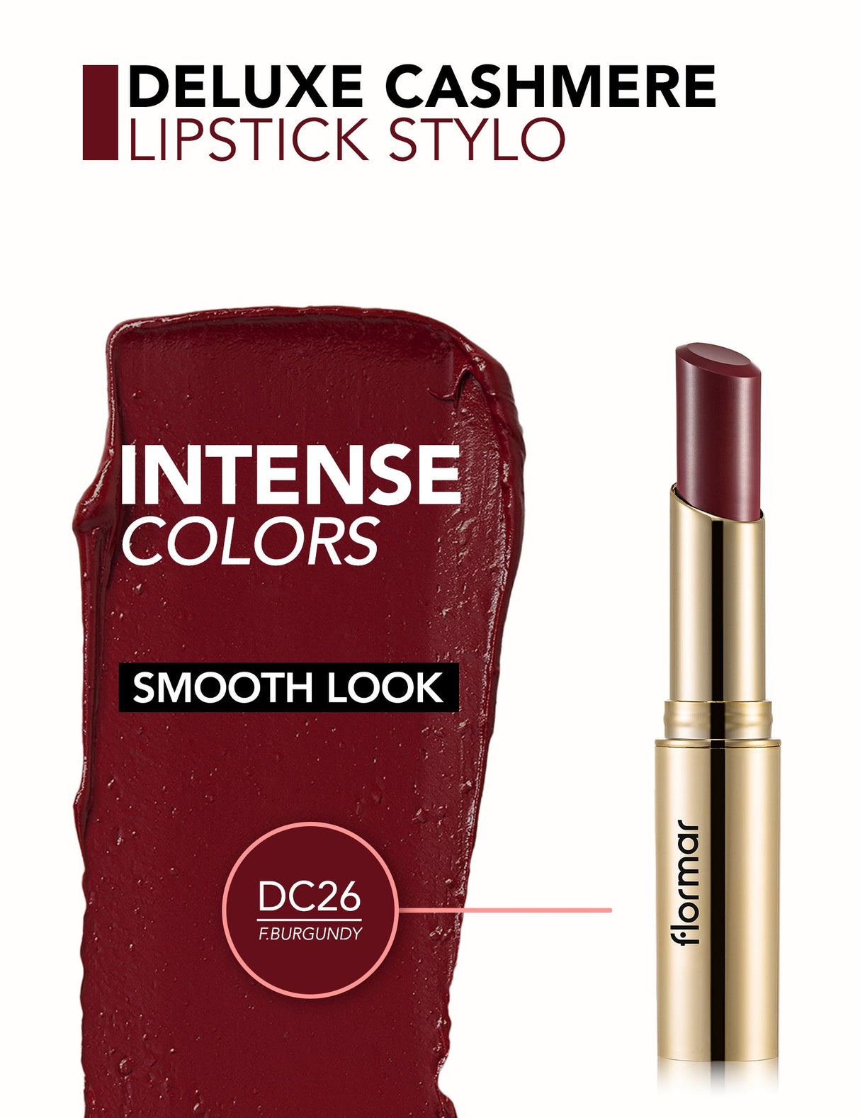 Flormar Deluxe Cashmere Stylo Lipstick