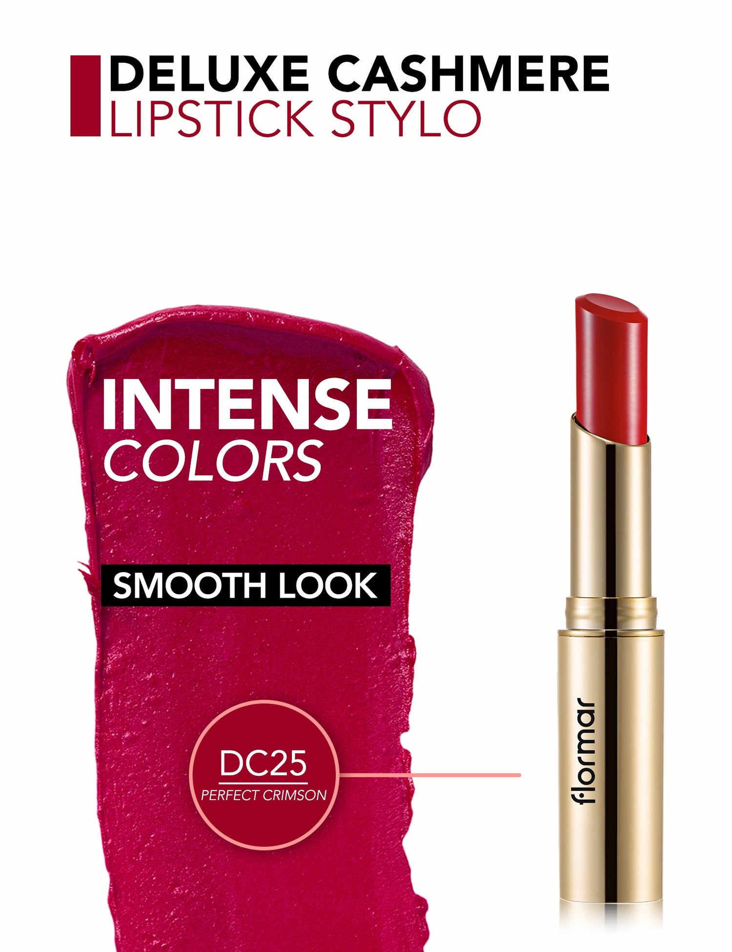 Flormar Deluxe Cashmere Stylo Lipstick