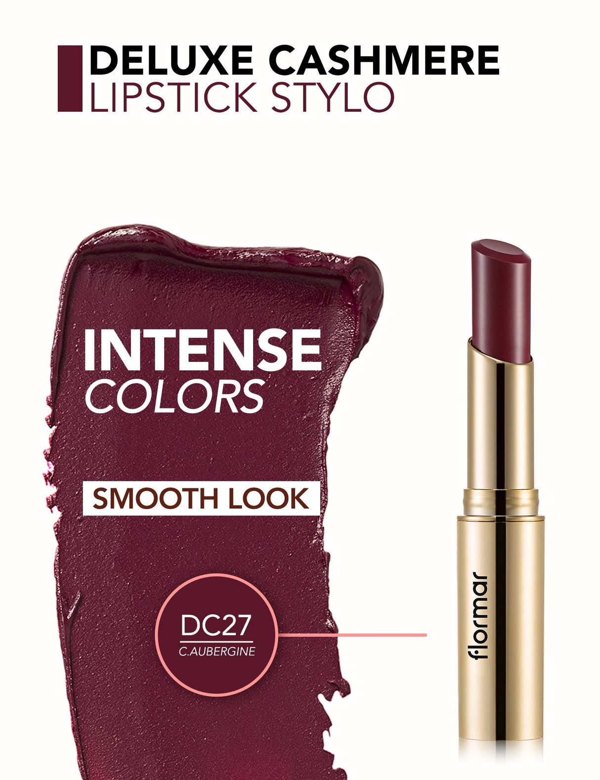 Flormar Deluxe Cashmere Stylo Lipstick