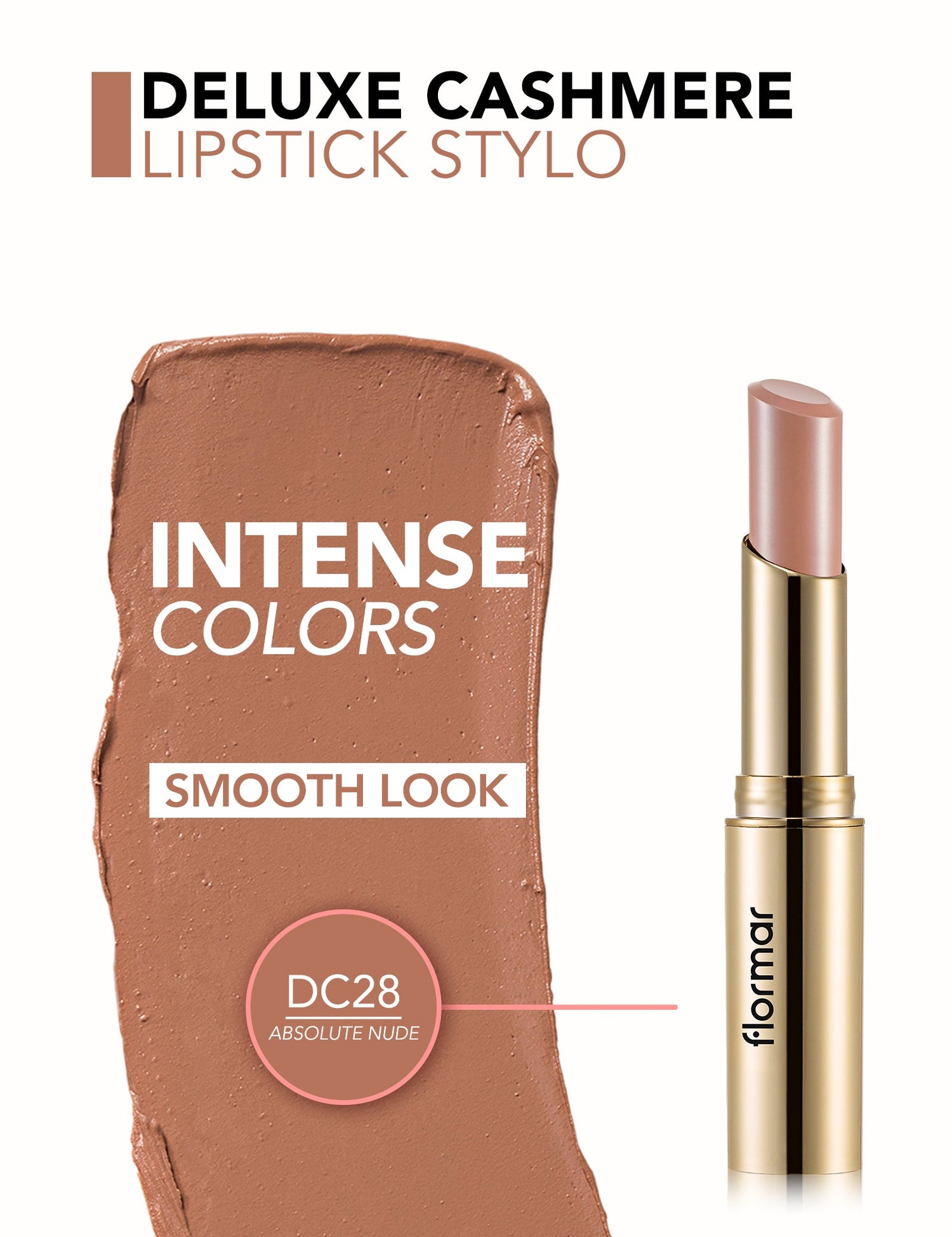 Flormar Deluxe Cashmere Stylo Lipstick